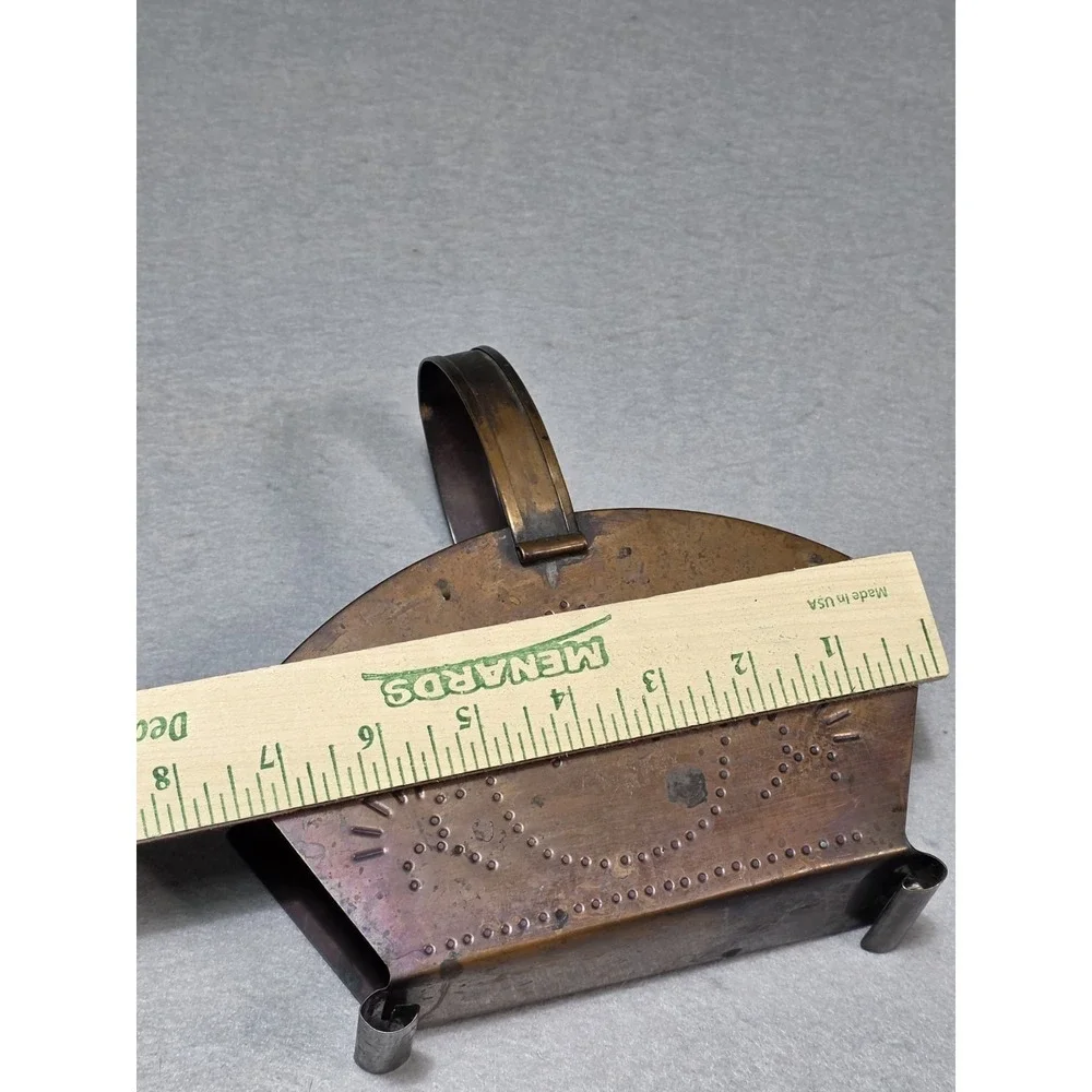 Solid Copper Vintage Napkin Holder Pfaltzgraff Village U.S.A.